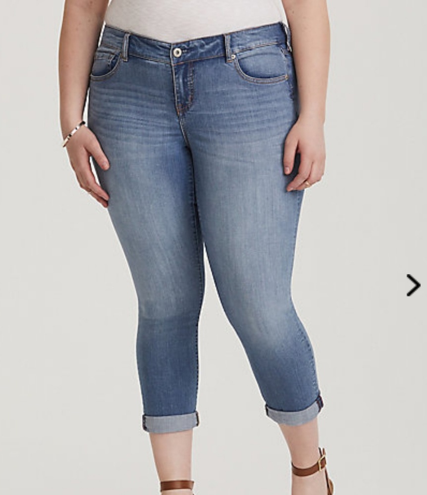 Torrid cropped jeans